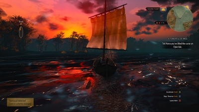 Boating in The Witcher 3