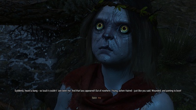 A godling in The Witcher 3